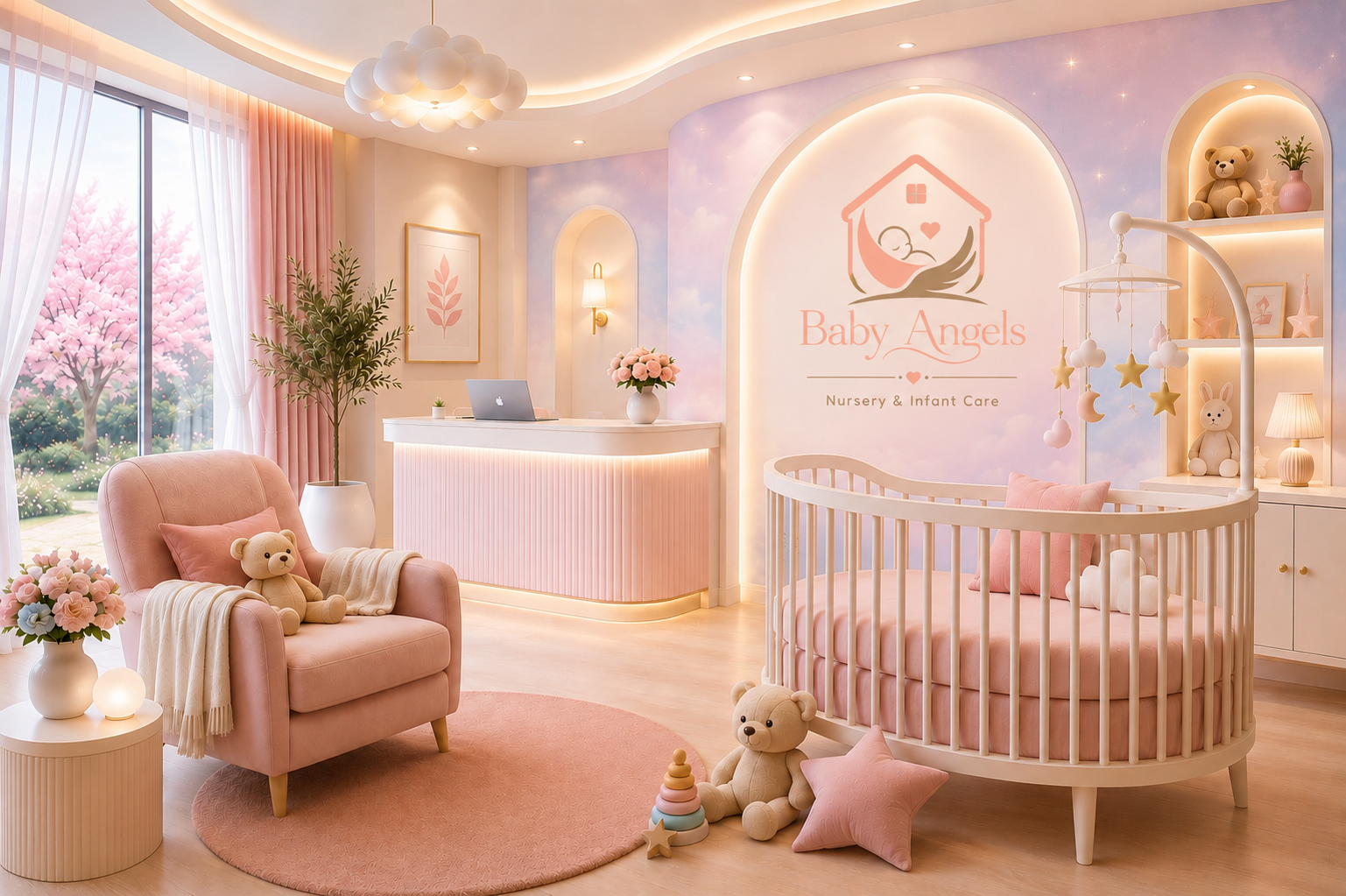 Baby Angels nursery interior